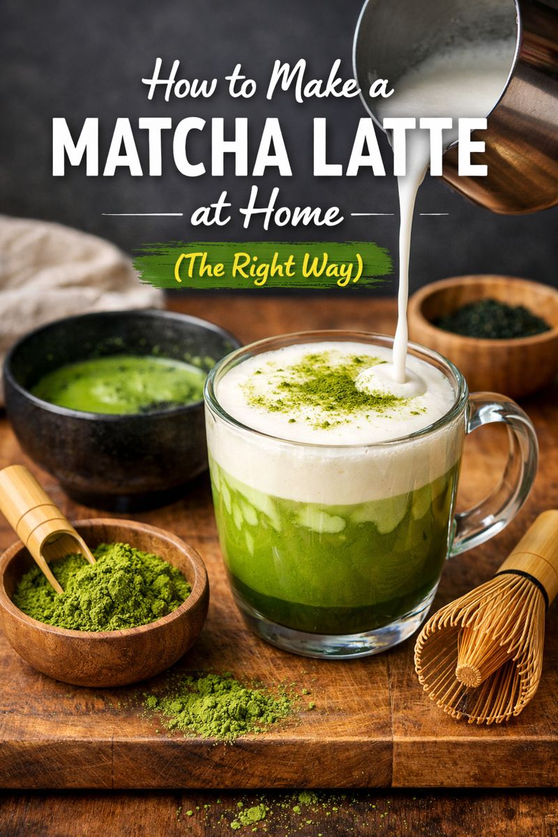 how to make matcha latte at home the correct way