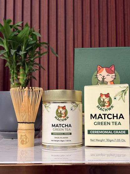 Ceremony in Bloom Matcha Whisk Set for Authentic Matcha Experience