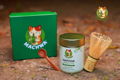 Ceremony in Bloom Matcha Whisk Set for Authentic Matcha Experience